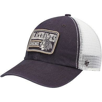 Men's '47 Charcoal Chicago Blackhawks Off Ramp Trucker Snapback Hat