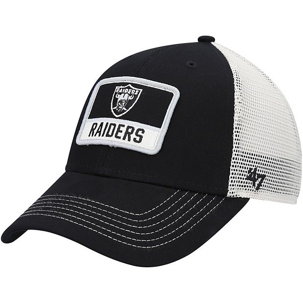 Youth '47 Black/Natural Las Vegas Raiders Zoomer MVP Snapback Hat