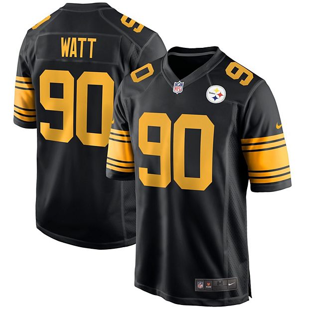 Officially Licensed NFL Pittsburgh Steelers Men's T.J. Watt Raglan Top