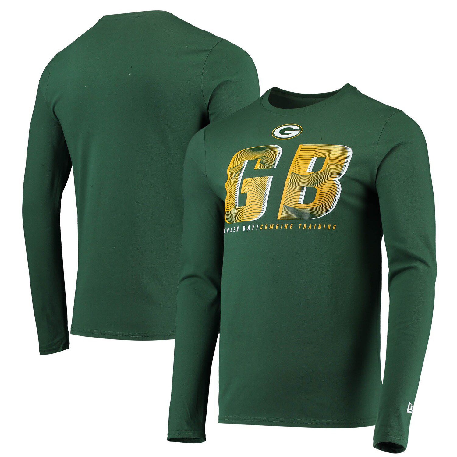 Green Bay Packers New Era Big & Tall League Raglan Long Sleeve