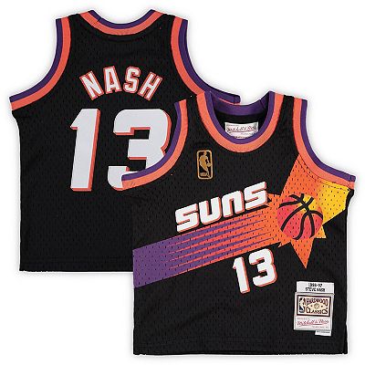 Infant Mitchell Ness Steve Nash Black Phoenix Suns 1996 97 Hardwood Classics Retired Player Jersey