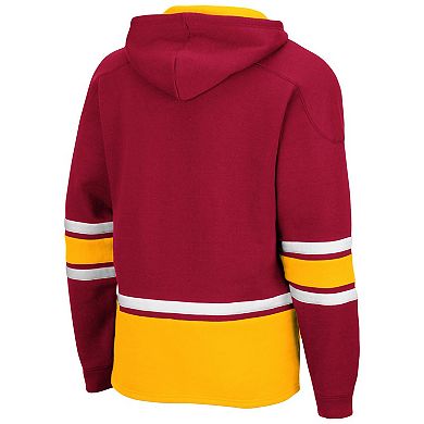 Men's Colosseum Cardinal Iowa State Cyclones Lace Up 3.0 Pullover Hoodie