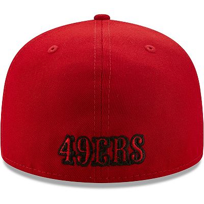Casquette New Era 59FIFTY San Francisco 49ers Draft 2022 - Taille 7 7/8, Noir Et Rouge