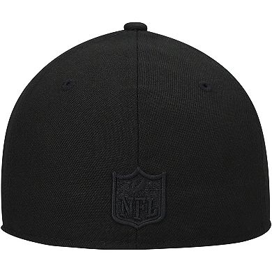 Men's New Era Black San Francisco 49ers Black on Black Low Profile ...