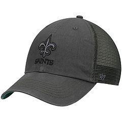 New Orleans Saints '47 Women's Shimmer Text Clean Up Adjustable Hat - Black