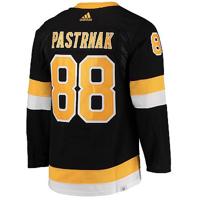 Men's adidas David Pastrnak Black Boston Bruins Alternate Primegreen Authentic Pro Player Jersey