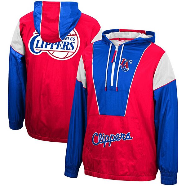 Men's Mitchell & Ness Red/Royal LA Clippers Hardwood Classics Highlight ...