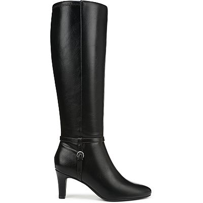 LifeStride Galant Women's Faux Leather Zip Knee-High Boots in