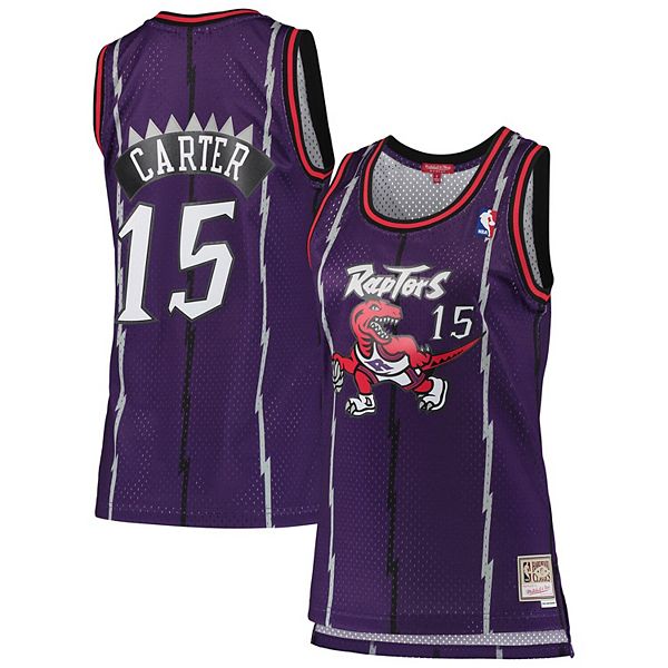 Mitchell & Ness NBA Women's Swingman Jersey Toronto Raptors 1998-99 Vince Carter #15 Women Tops & Tanks Purple in Size:XS