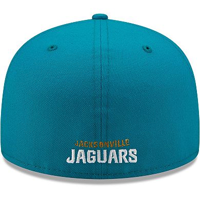 Men's New Era Teal Jacksonville Jaguars Omaha Team 59FIFTY Fitted Hat