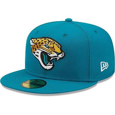 Men's New Era Teal Jacksonville Jaguars Omaha Team 59FIFTY Fitted Hat