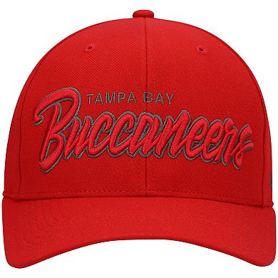 Men's '47 Red Tampa Bay Buccaneers Street Script MVP Snapback Hat