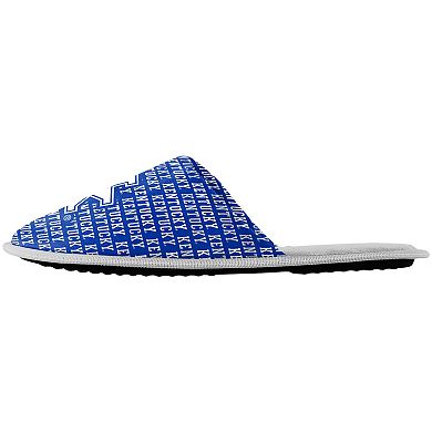Youth FOCO Kentucky Wildcats Team Scuff Slippers