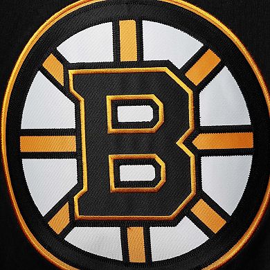 Men's adidas Black Boston Bruins Logo AEROREADY Pullover Sweater