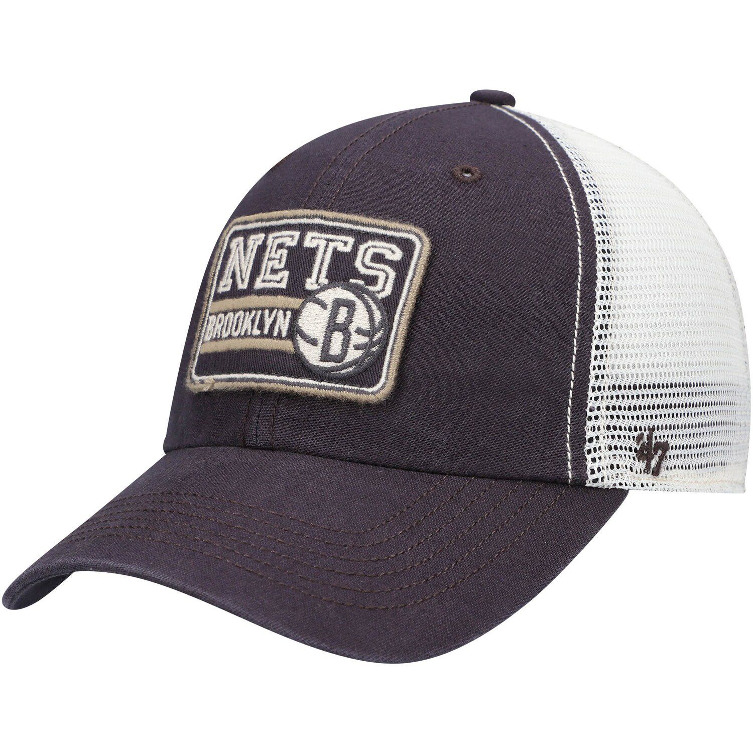 Men's Mitchell & Ness Black New York Islanders Gold Leaf Trucker Snapback Hat