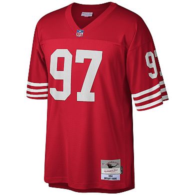 Men's Mitchell & Ness Bryant Young Scarlet San Francisco 49ers 1994 Legacy Replica Jersey