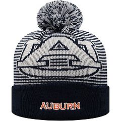 Youth One Size Team Color NCAA Auburn Tigers Youth Outerstuff  Jacquard Cuffed Knit Hat with Pom 