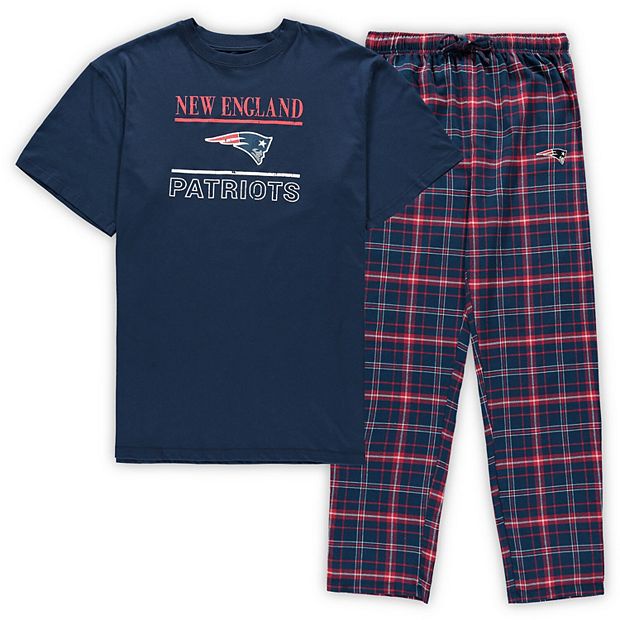 Men's Concepts Sport Navy New England Patriots Big & Tall Lodge T