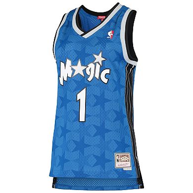Women's Mitchell & Ness Tracy McGrady Blue Orlando Magic 2000/01 Hardwood Classics Swingman Jersey