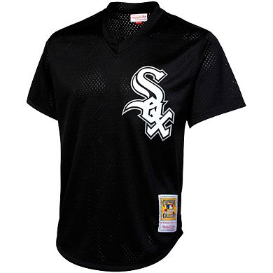 Men's Mitchell & Ness Bo Jackson Black Chicago White Sox 1993 Authentic Cooperstown Collection Batting Practice Jersey
