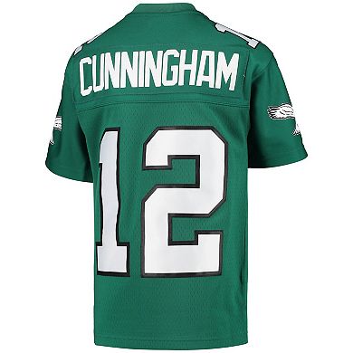 Youth Mitchell & Ness Randall Cunningham Kelly Green Philadelphia Eagles 1990 Retired Player Legacy Jersey
