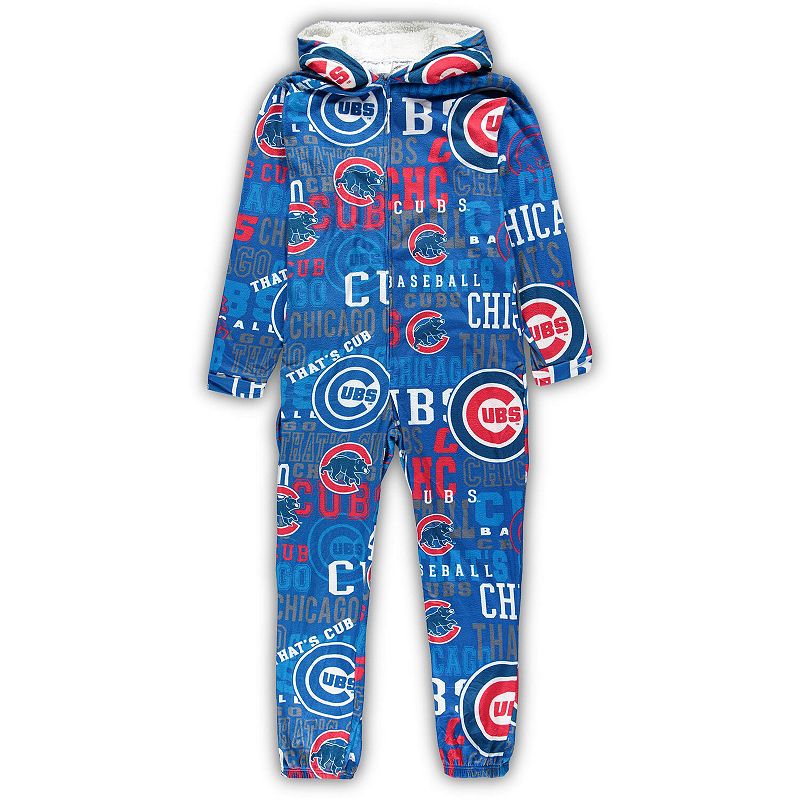 Mens Concepts Sport Royal Chicago Cubs Ensemble Microfleece Union Suit, Si