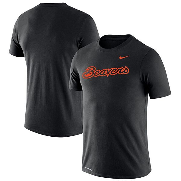 Men's Nike Black Oregon State Beavers School Logo Legend Performance T ...