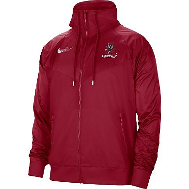Men's Nike Crimson Alabama Crimson Tide Windrunner Raglan Full-Zip Jacket