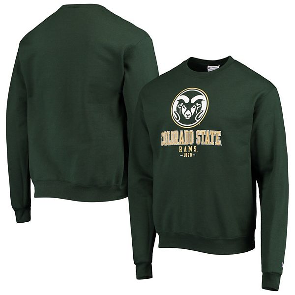 Men's Champion Green Colorado State Rams Team Stack Long