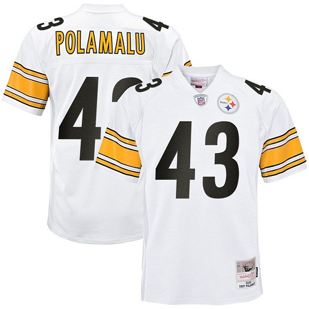 Troy Polamalu Pittsburgh Steelers Mitchell & Ness Youth 2005 Retired Player  Legacy Jersey - White