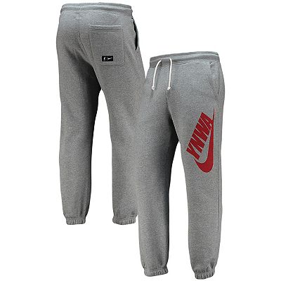 Men s Nike Heathered Gray Liverpool YNWA Heritage Jogger Pants