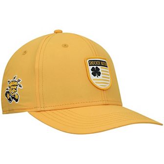 Men's Yellow Wichita State Shockers Nation Shield Snapback Hat
