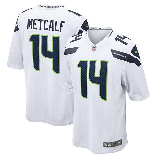 Nike, Shirts, Nike Dk Metcalf Seattle Seahawks 4 Alternate Jersey Gray  Men Medium Sewn