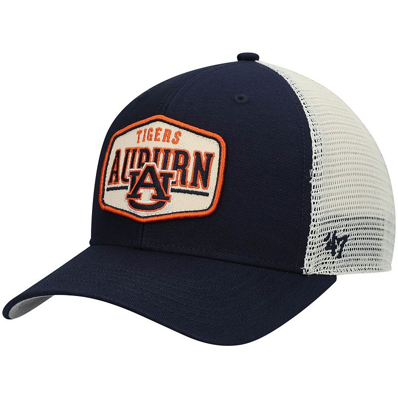 Mens 47 Navy Auburn Tigers Shumay MVP Trucker Snapback Hat, AUB Blue
