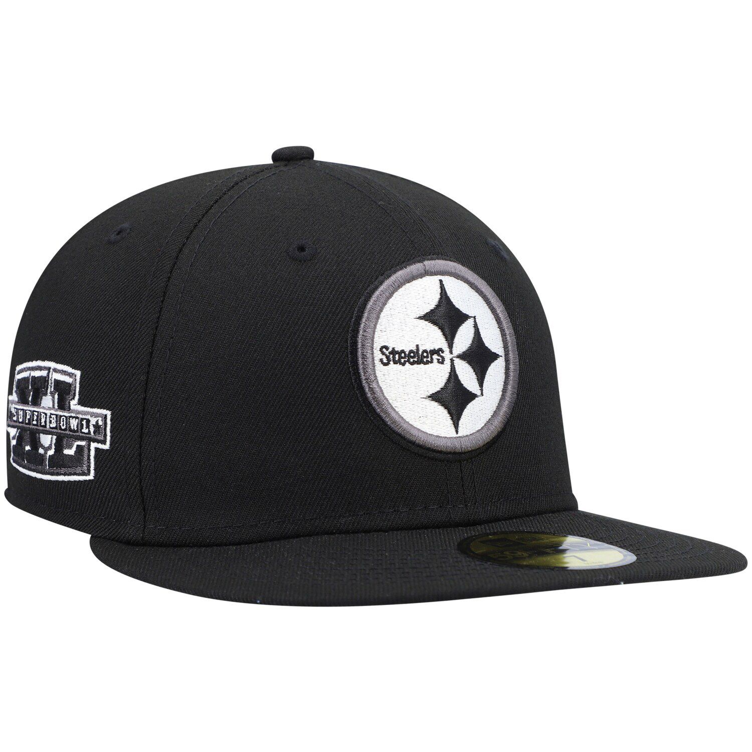 Men's New Era Stone/Black Pittsburgh Steelers 2023 NFL Draft Low Profile 59FIFTY Fitted Hat