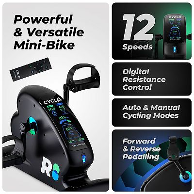 REATHLETE CYCLO Compact Electric Pedal Exerciser for Training and  Rehabilitation