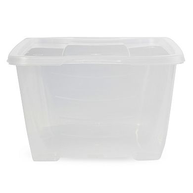 Life Story 6L Shoe and Closet Storage Box Stacking Containers, Clear (40 Pack)
