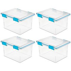 Sterilite Tuff1 30 Gallon Plastic Storage Tote Container Bin with Lid (12  Pack), 1 Piece - Baker's