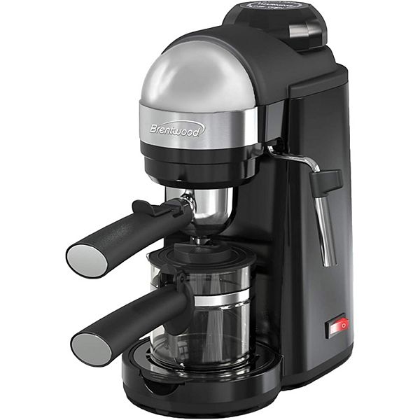 Brentwood 800 Watt Cappuccino Brewer and Espresso Maker w/ Frothing