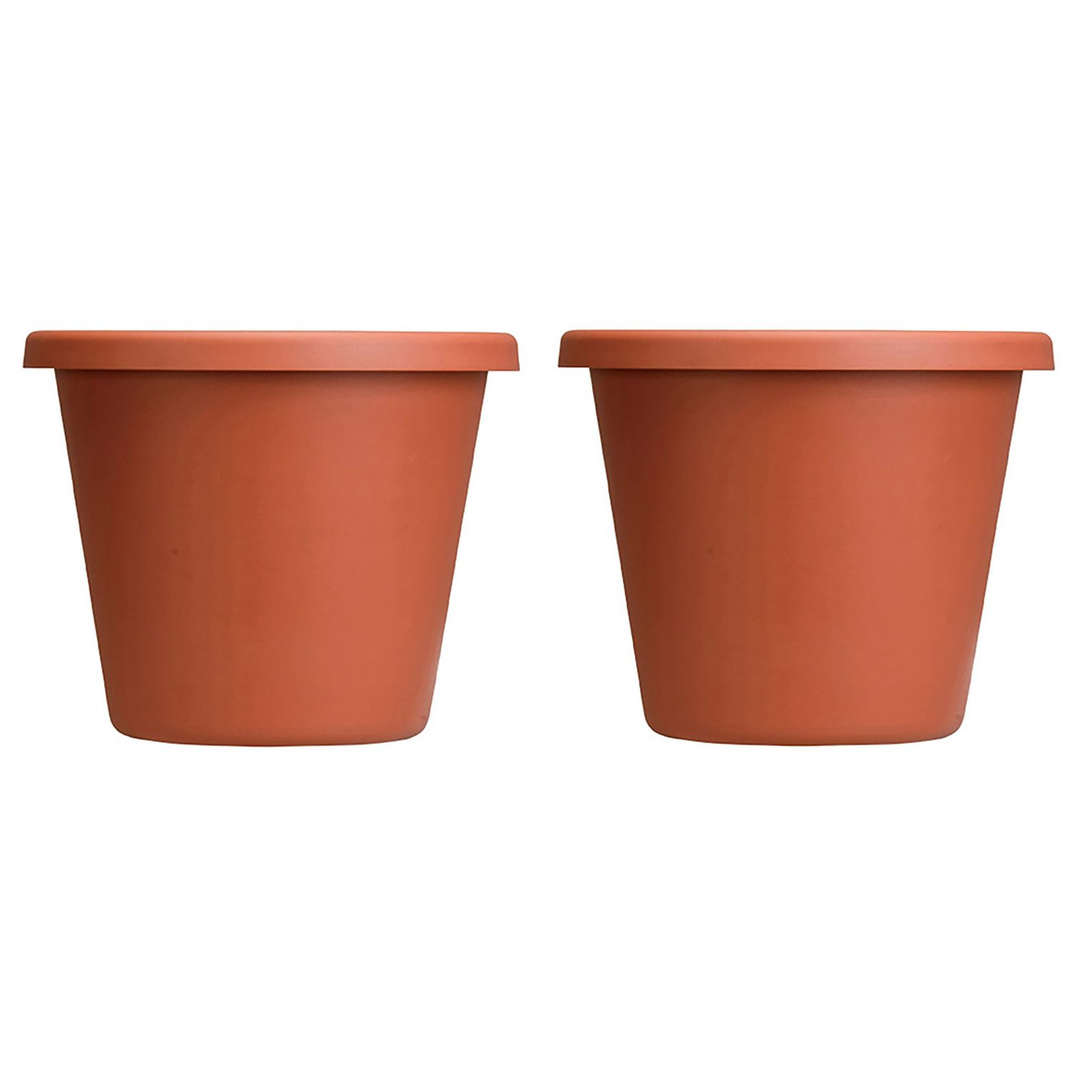 HC Companies Durable 24-Inch Width Akro Deck Rail Box Planter & Plugs (2 Pack)