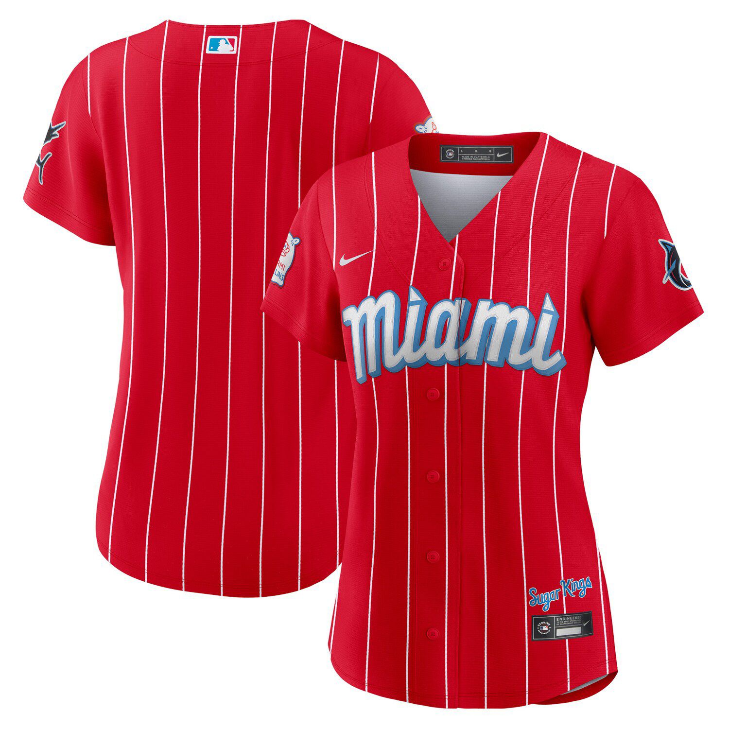 Men's Nike Jazz Chisholm Jr. Red Miami Marlins City Connect Replica Player Jersey, XL