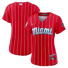 Men's Miami Marlins Jazz Chisholm Jr. Replica City Connect Red Jersey