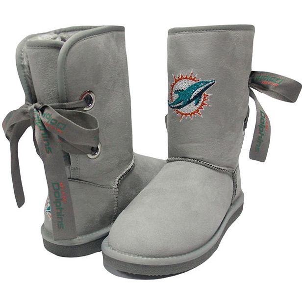 Miami Dolphins Women's Scuff Slippers