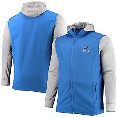 Indianapolis Colts Starter Big Joe Plaid Full-Zip Hoodie Jacket - Royal