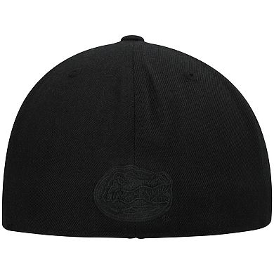 Men's Top of the World Florida Gators Black On Black Fitted Hat