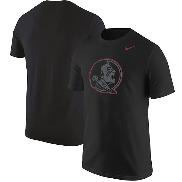 Men's Nike Black Florida State Seminoles Logo Color Pop T-Shirt