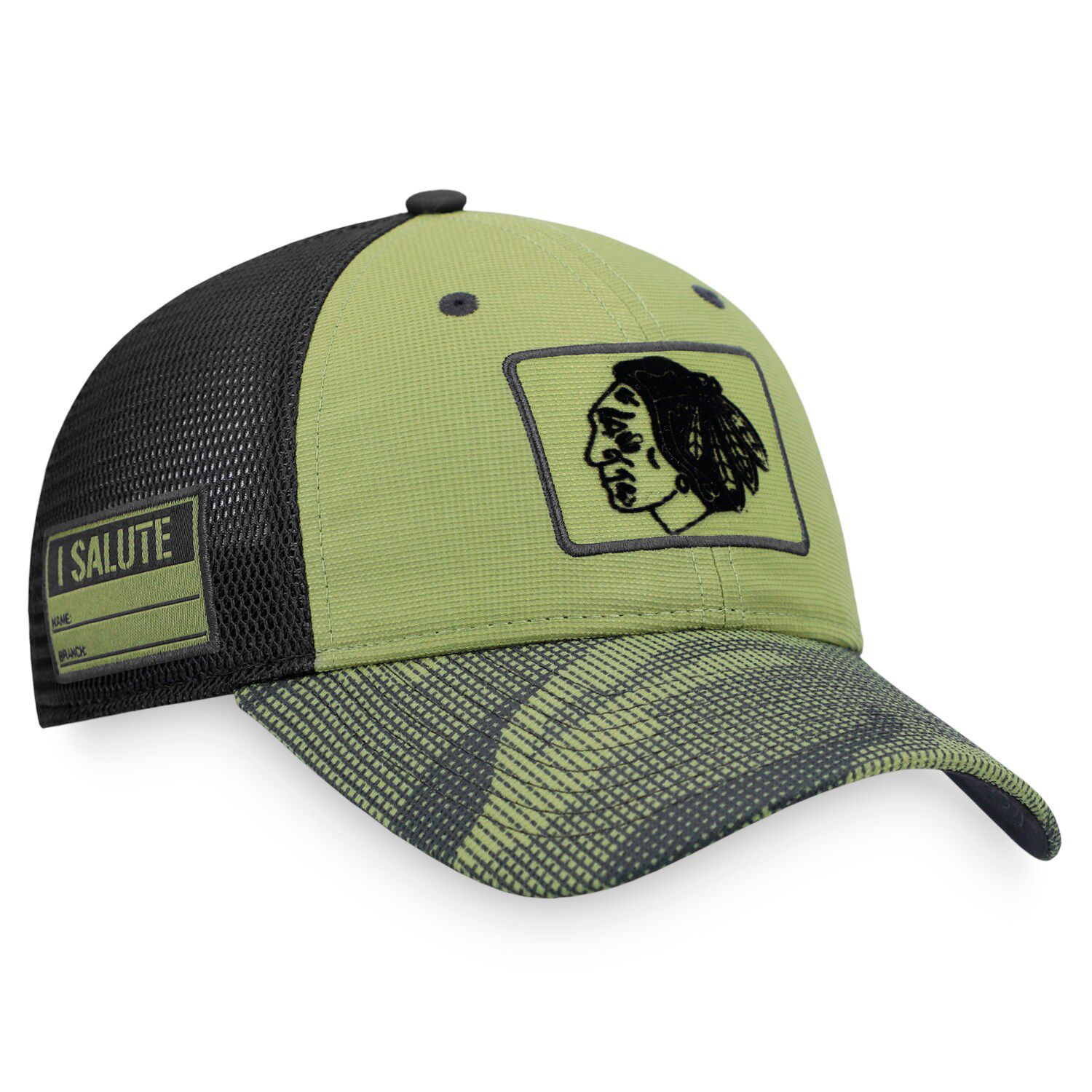 Men's Dallas Stars adidas Camo/Black Military Appreciation Flex Hat