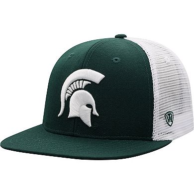 Men's Top of the World Green Michigan State Spartans Classic Snapback Hat