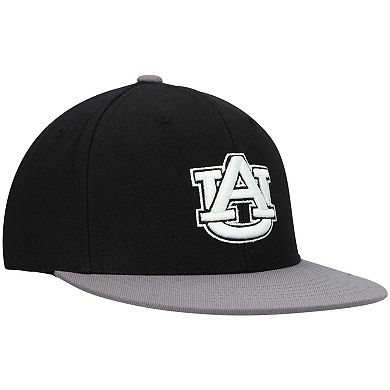 Men's Top of the World Black/Gray Auburn Tigers Team Color Two-Tone Fitted Hat