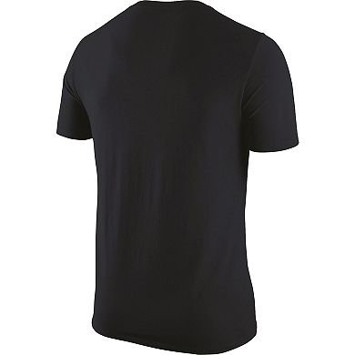 Men's Nike Black Ole Miss Rebels Logo Color Pop T-Shirt